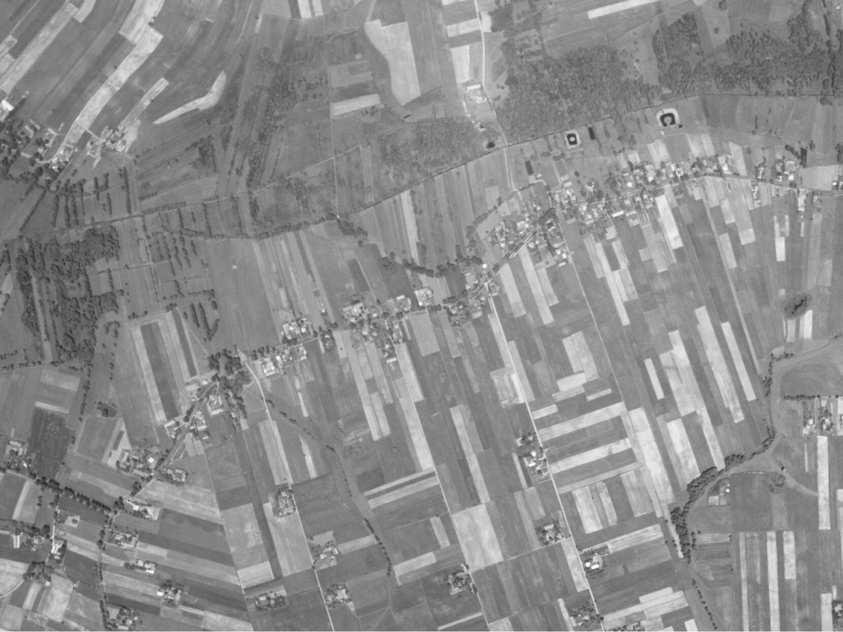 Fig. 1. Mosaic structure of Jastków landscape, SE Poland.