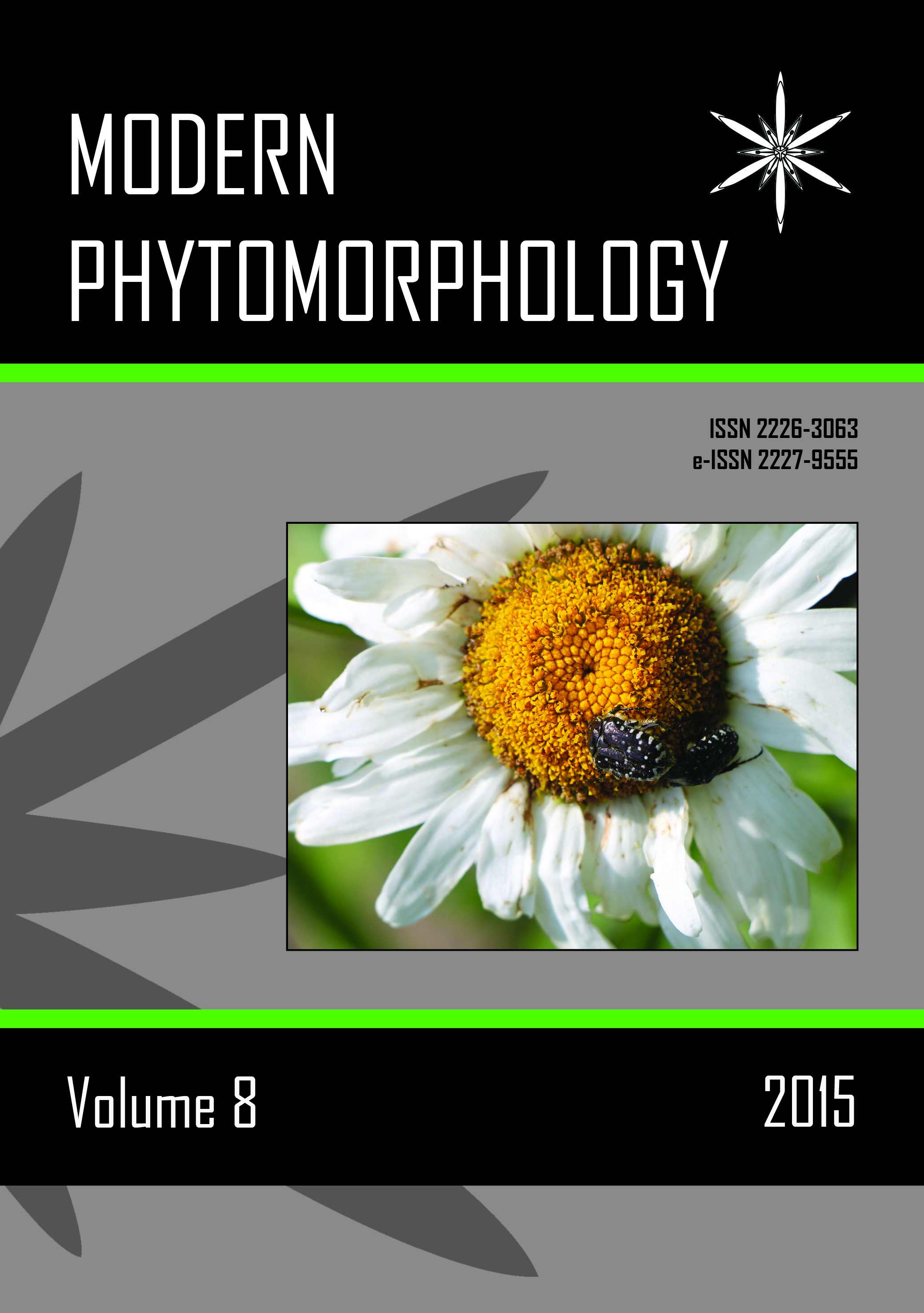 Modern Phytomorphology cover, Vol. 8